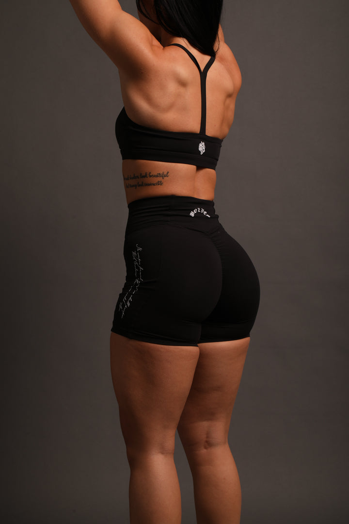 Chopper "Georgia" Energy Shorts in Black