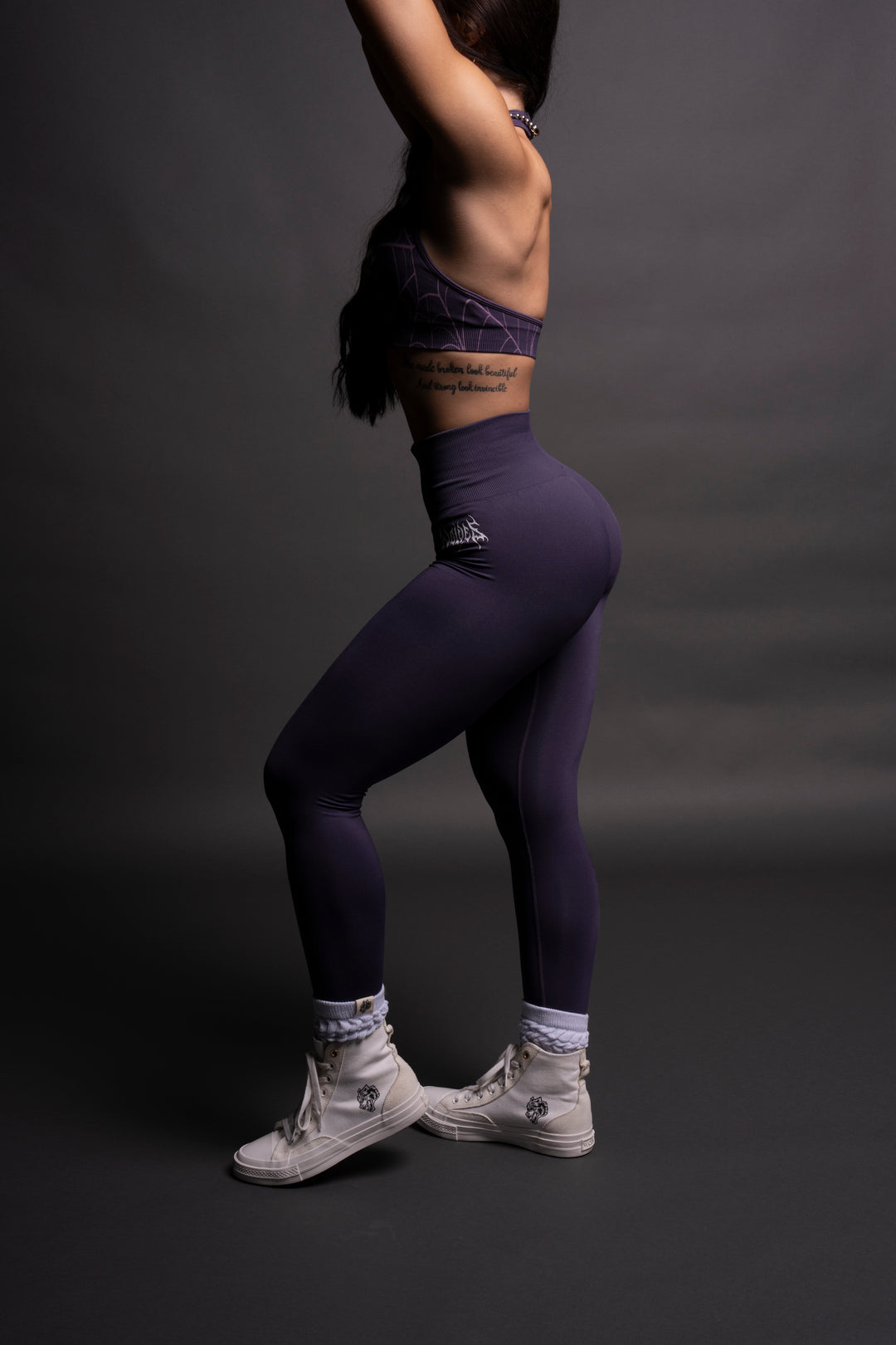 Hesh "Everson Seamless" Leggings in Purple Night