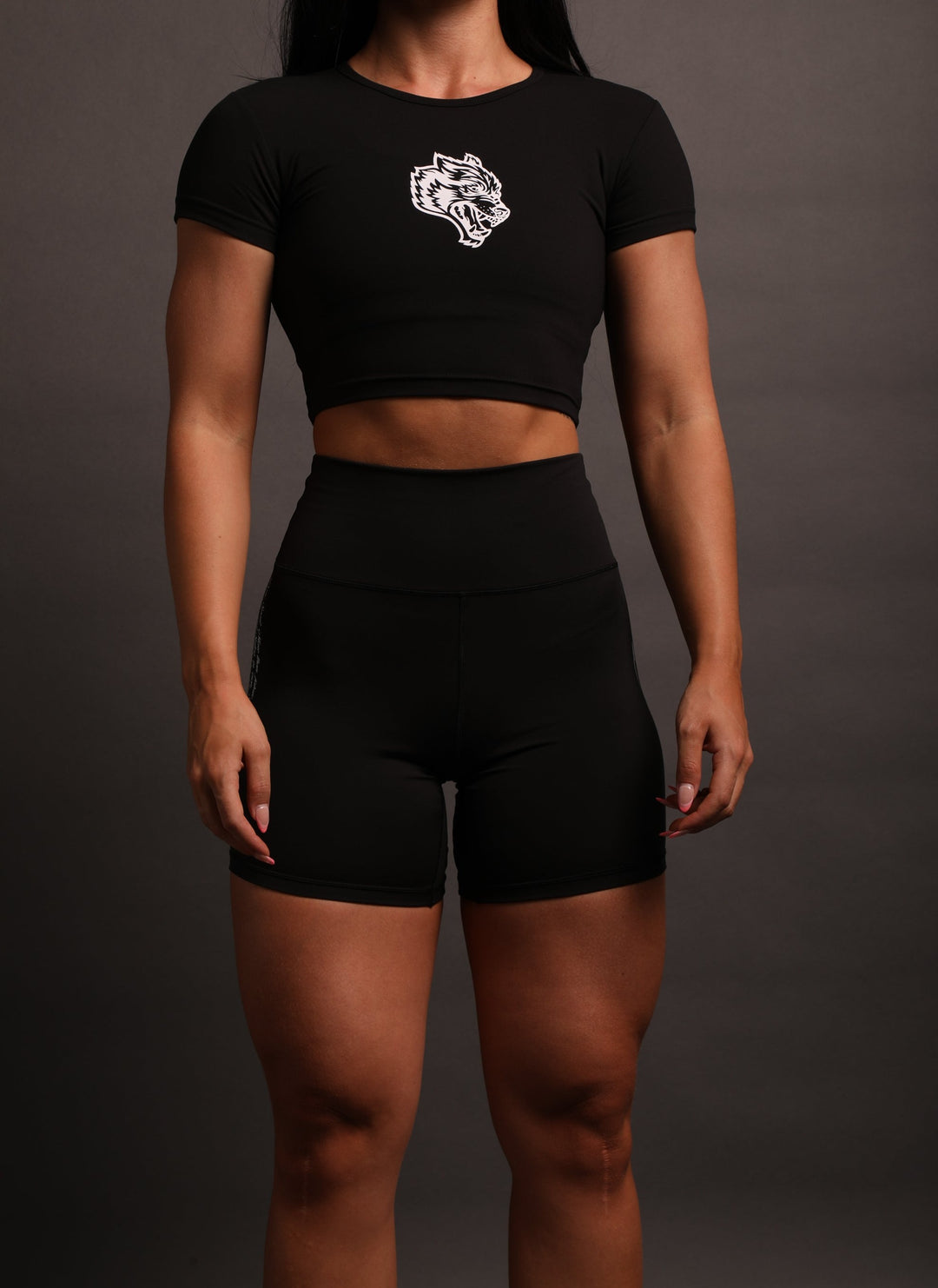 Burn S/S "Energy" Top in Black