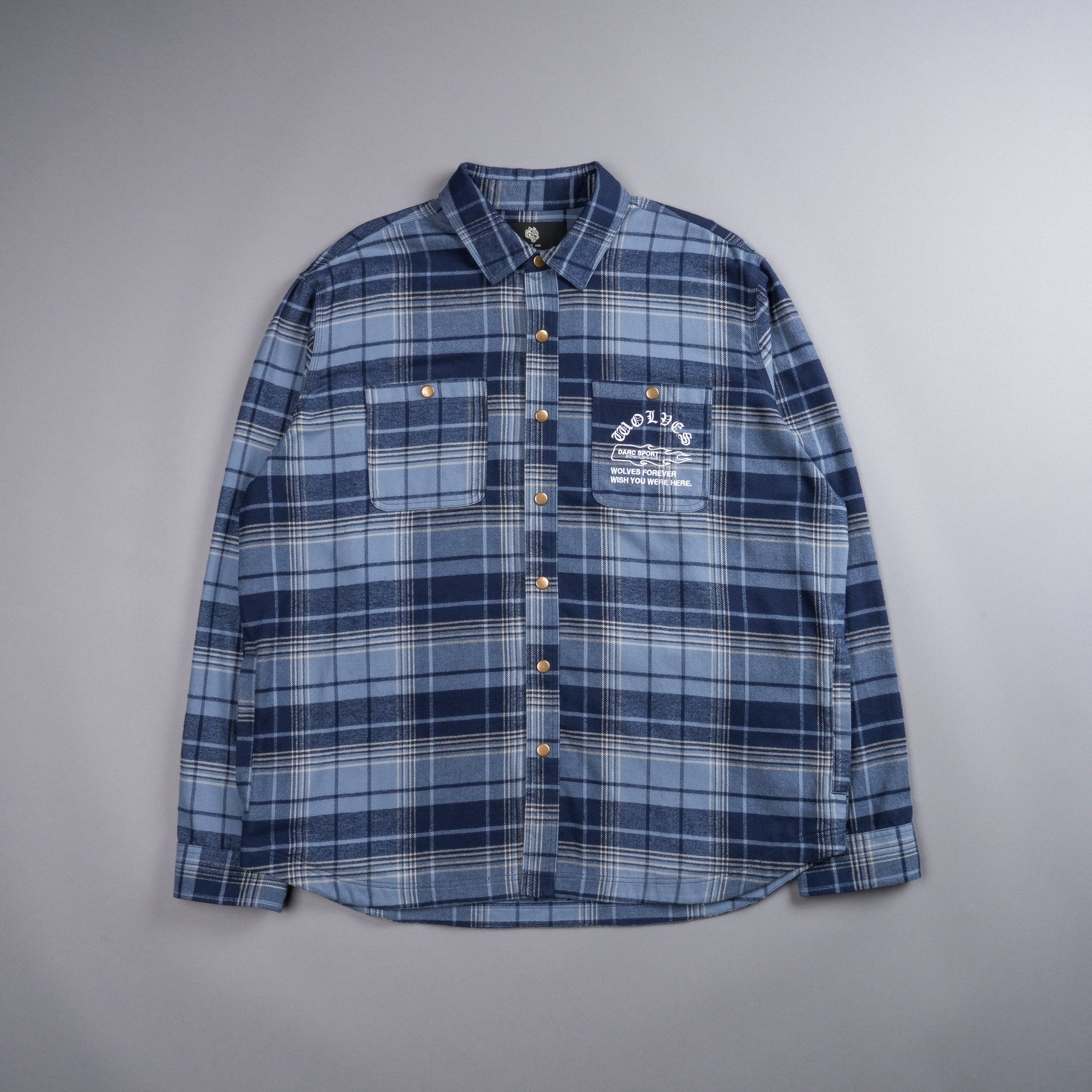 Never Forgotten L/S Jack Flannel Shirt in Zephyr Plaid