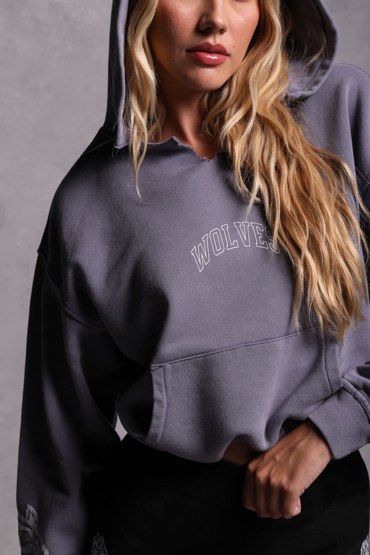 Loyalty "Vintage Dempsey" (Cropped) Hoodie in Norse Purple
