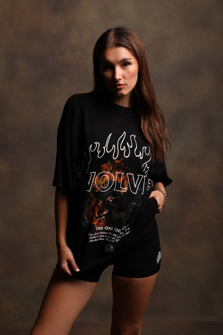 Peace Anger Love Regret "Premium Vintage" Tee in Black