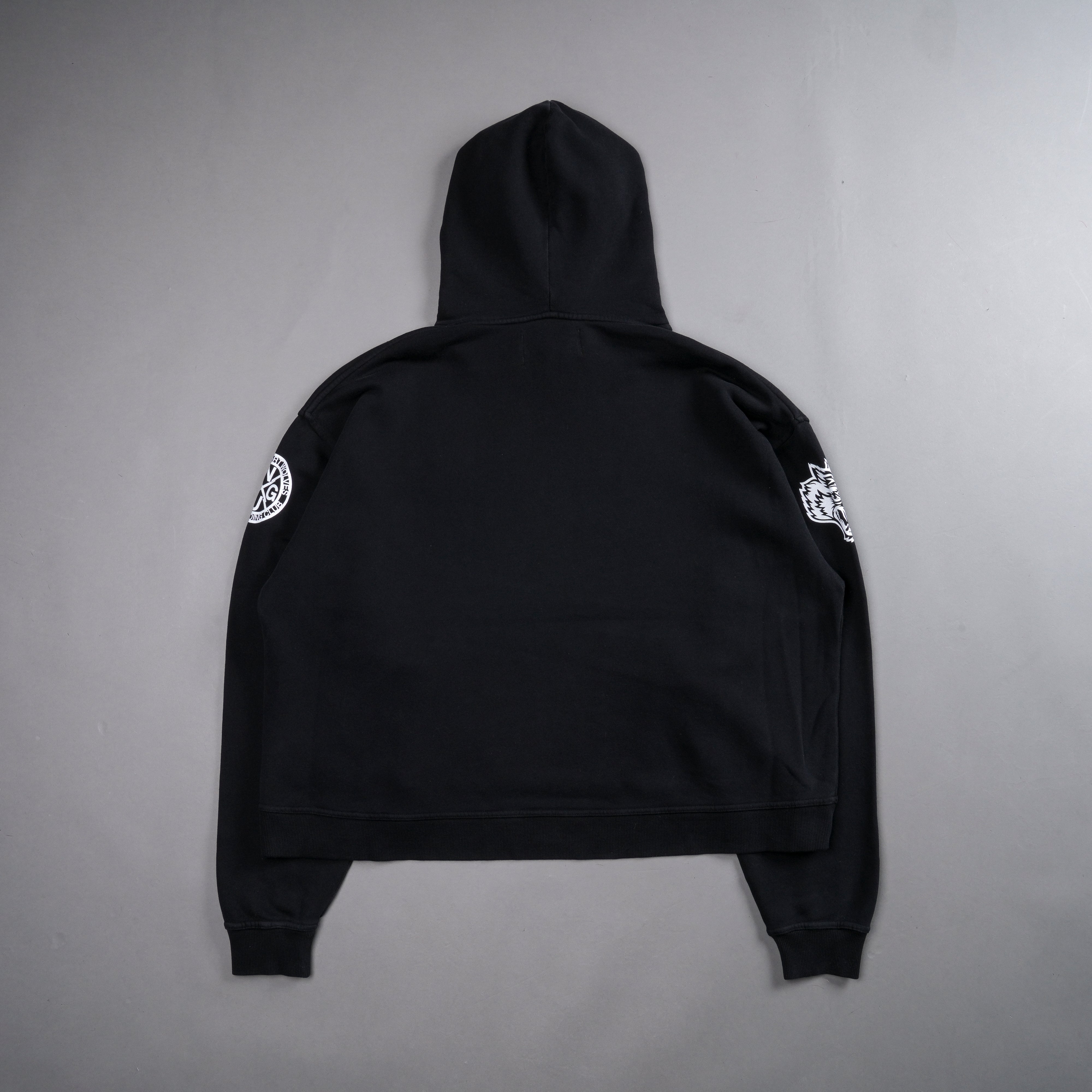 LA Wolves League "Box Cut" Hoodie in Black