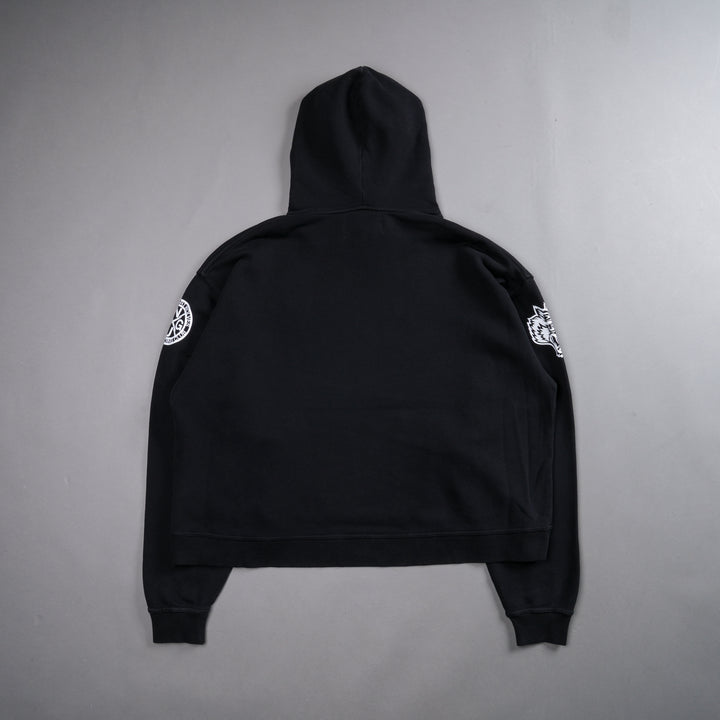 LA Wolves League "Box Cut" Hoodie in Black