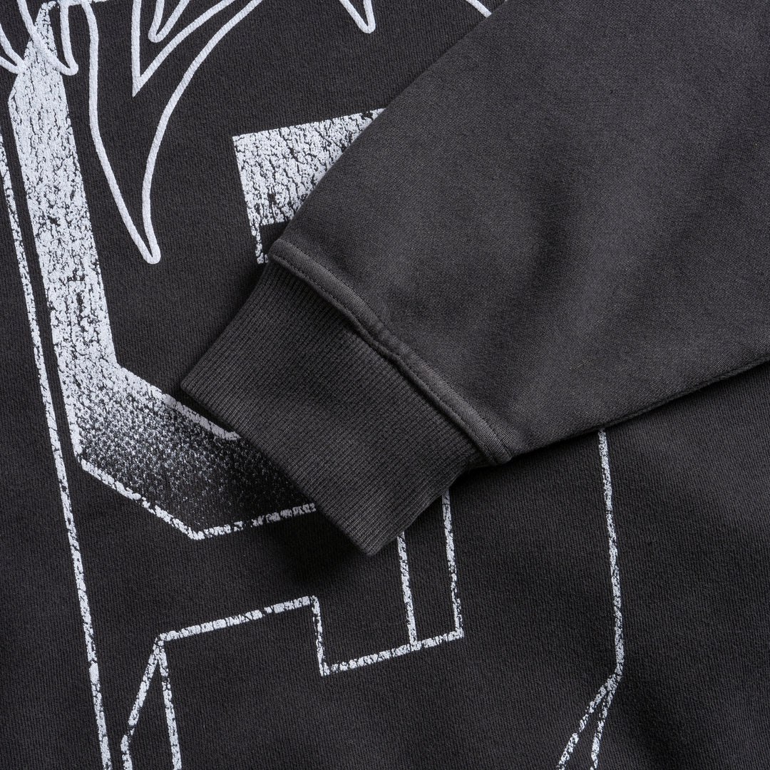 Game Time "Box Cut" Hoodie in Wolf Gray