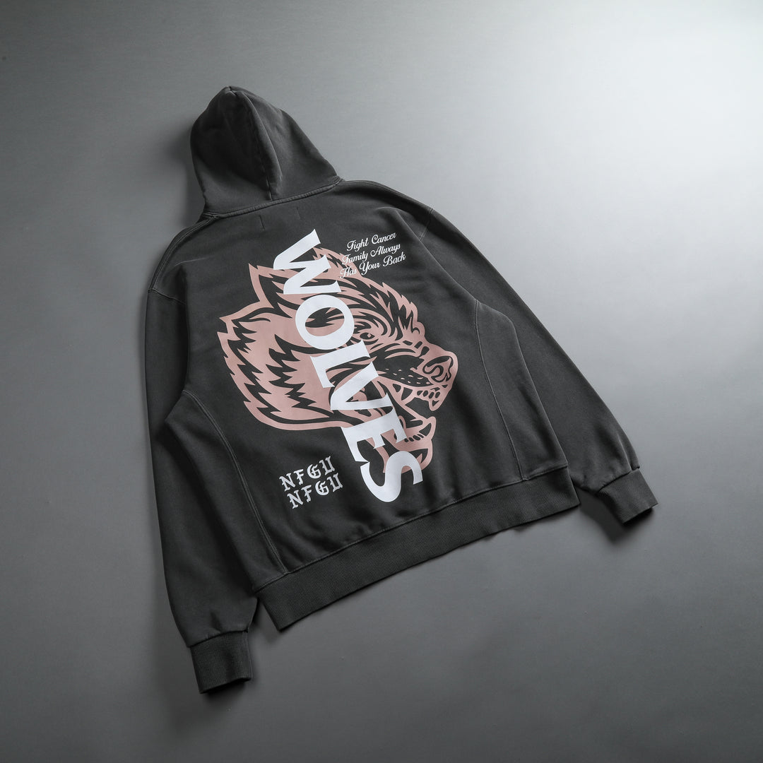 Always Have Your Back "Utah" Hoodie in Wolf Gray/Light Mauve