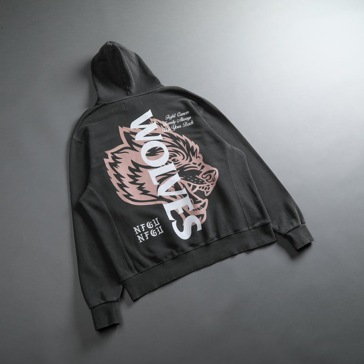 Always Have Your Back "Utah" Hoodie in Wolf Gray/Light Mauve