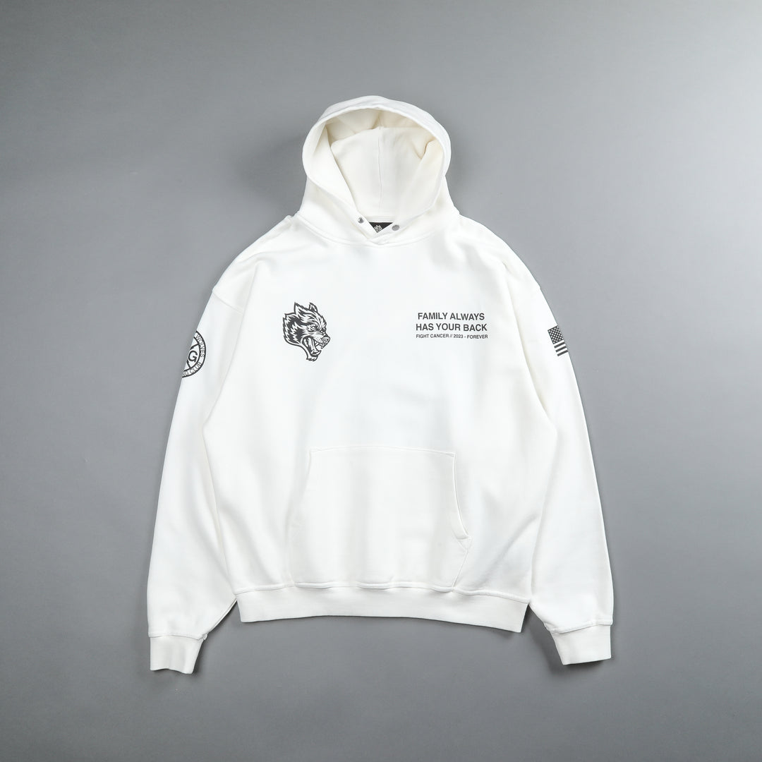 Pray "Pierce" Hoodie in Cream