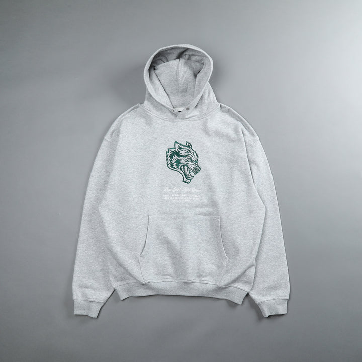 Inner Strength "Pierce" Unisex Hoodie in Light Athletic Gray
