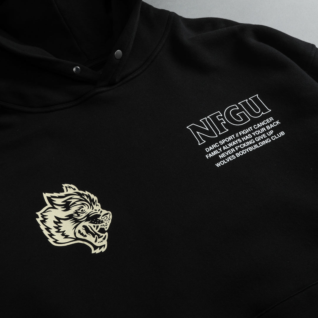 Keep Fighting "Pierce" Hoodie in Black