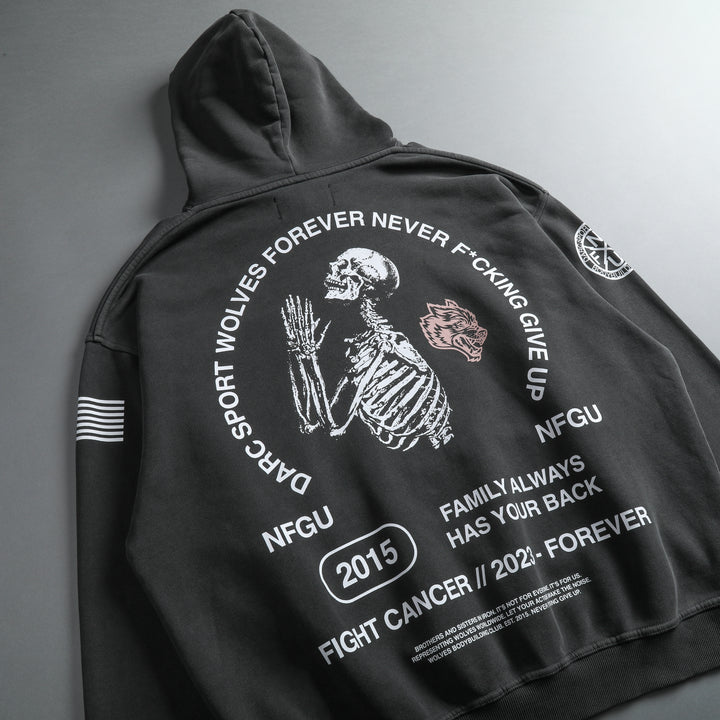 Pray "Pierce" Hoodie in Wolf Gray