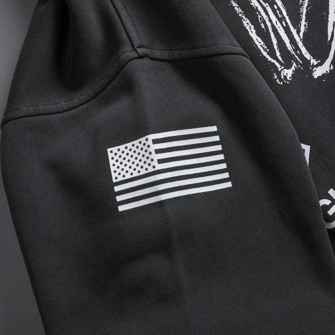 Pray "Pierce" Hoodie in Wolf Gray