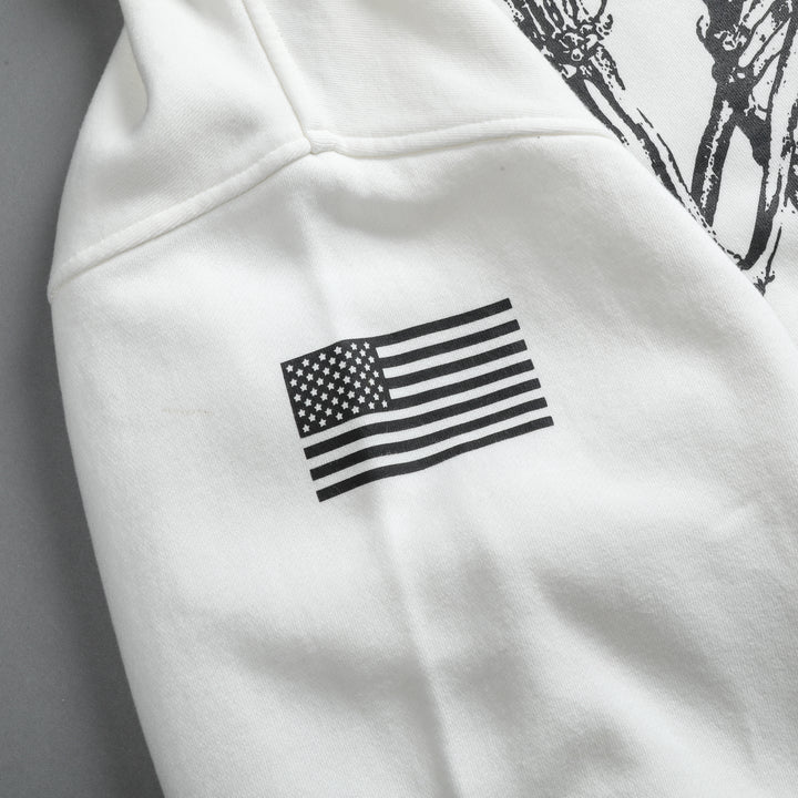 Pray "Pierce" Hoodie in Cream