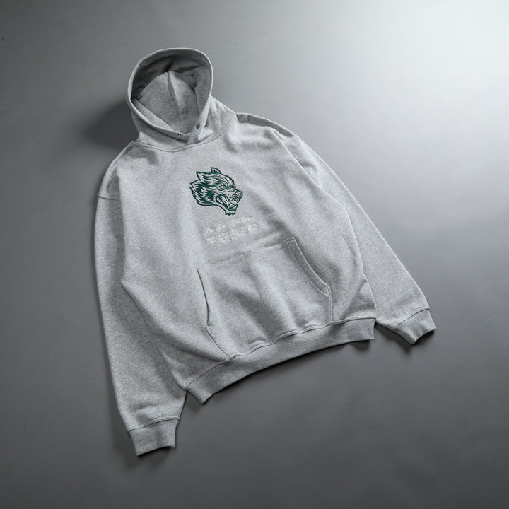 Inner Strength "Pierce" Unisex Hoodie in Light Athletic Gray