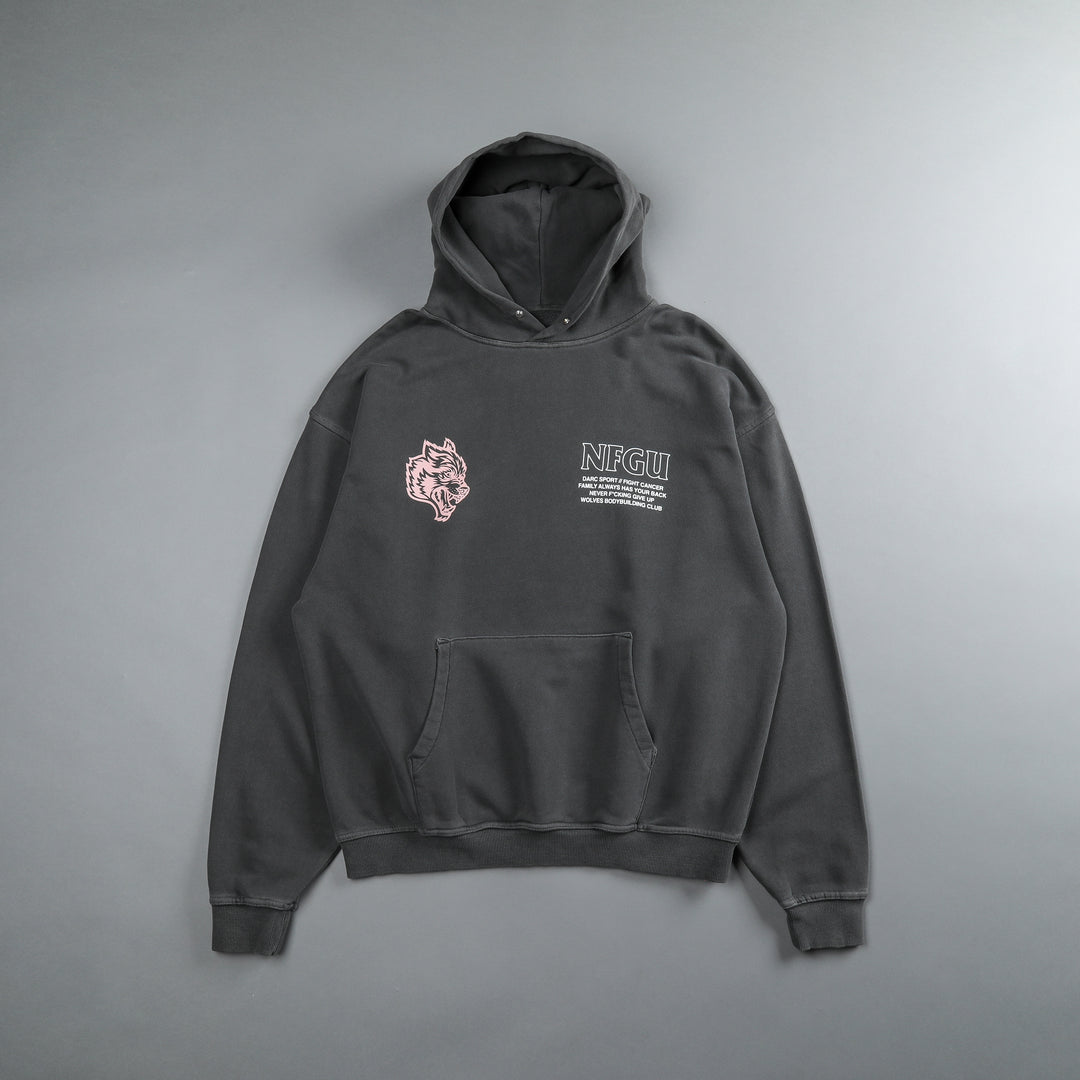 Keep Fighting "Pierce" Hoodie in Wolf Gray