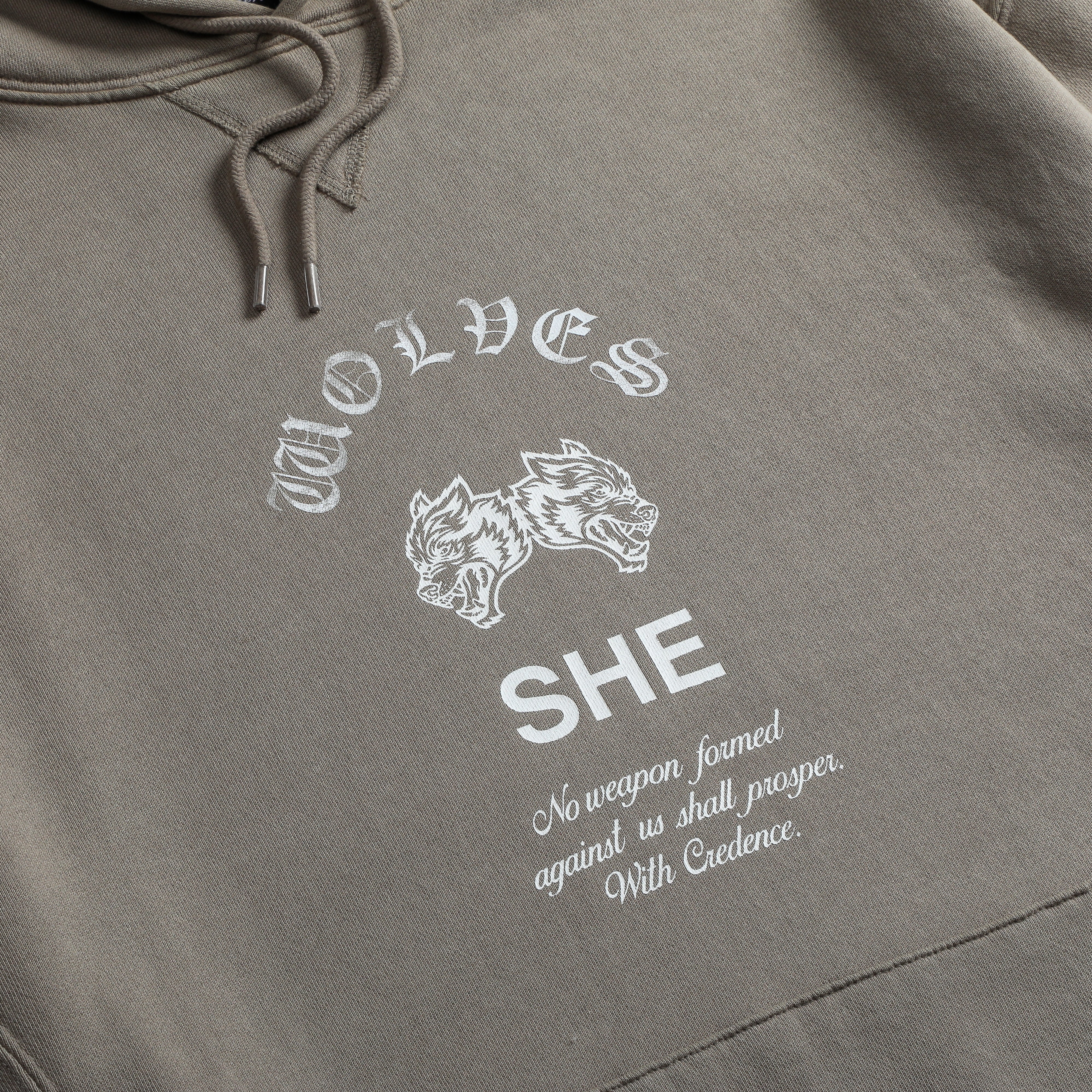 She Chopper "Vintage Dakota" Hoodie in Taupe