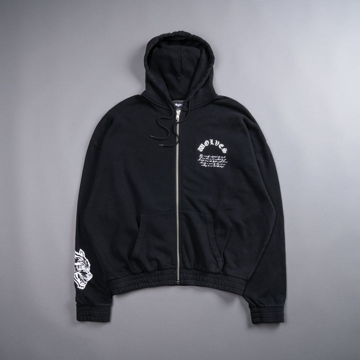 Born In It V2 "Chambers" Zip Hoodie in Black