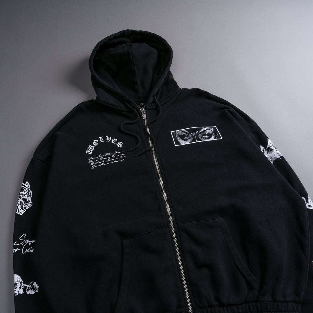 Villain "Chambers" Zip Hoodie in Black