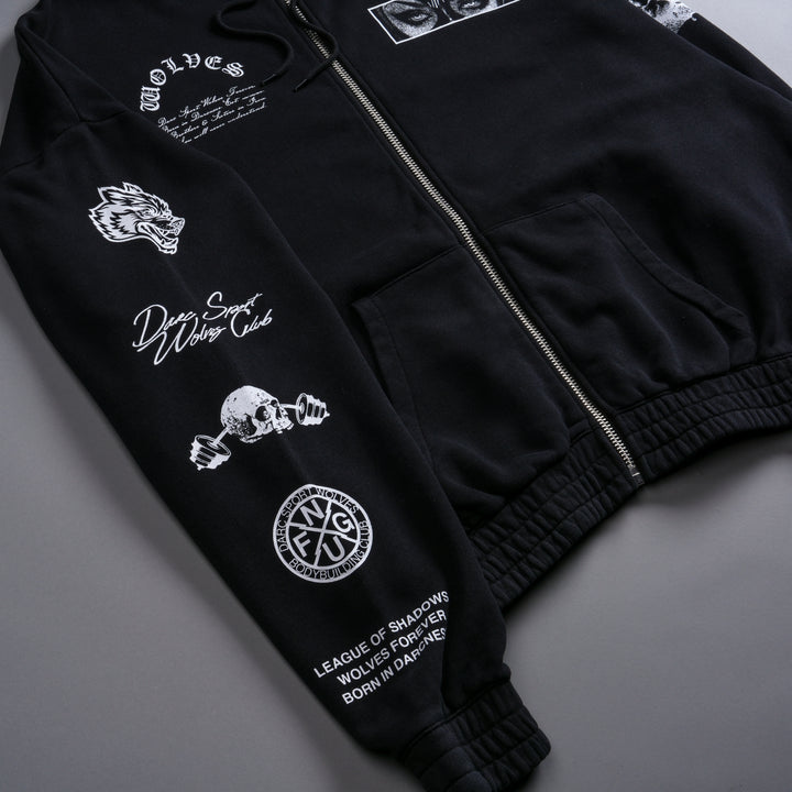 Villain "Chambers" Zip Hoodie in Black