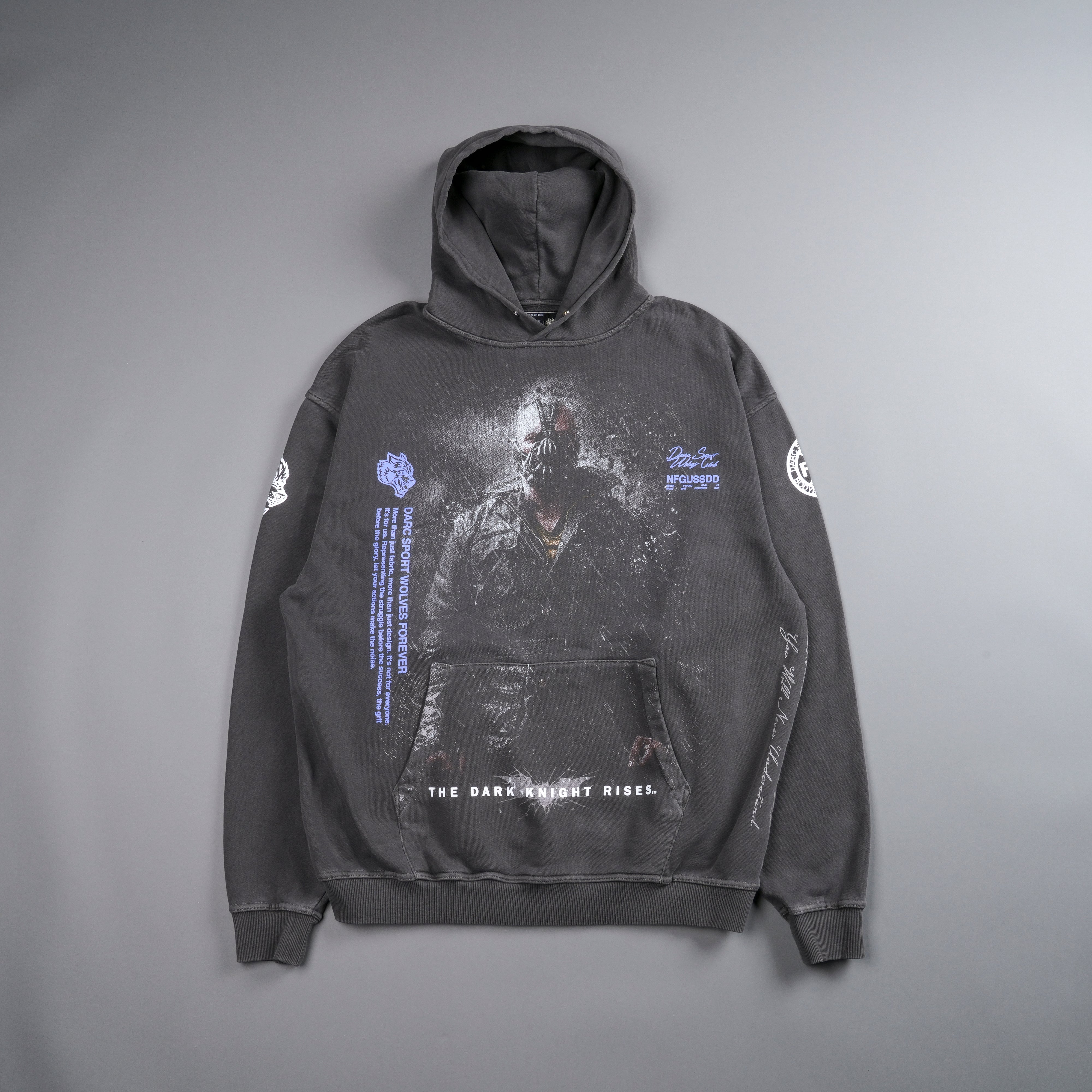Rise Again V2 "Pierce" Hoodie in Wolf Gray