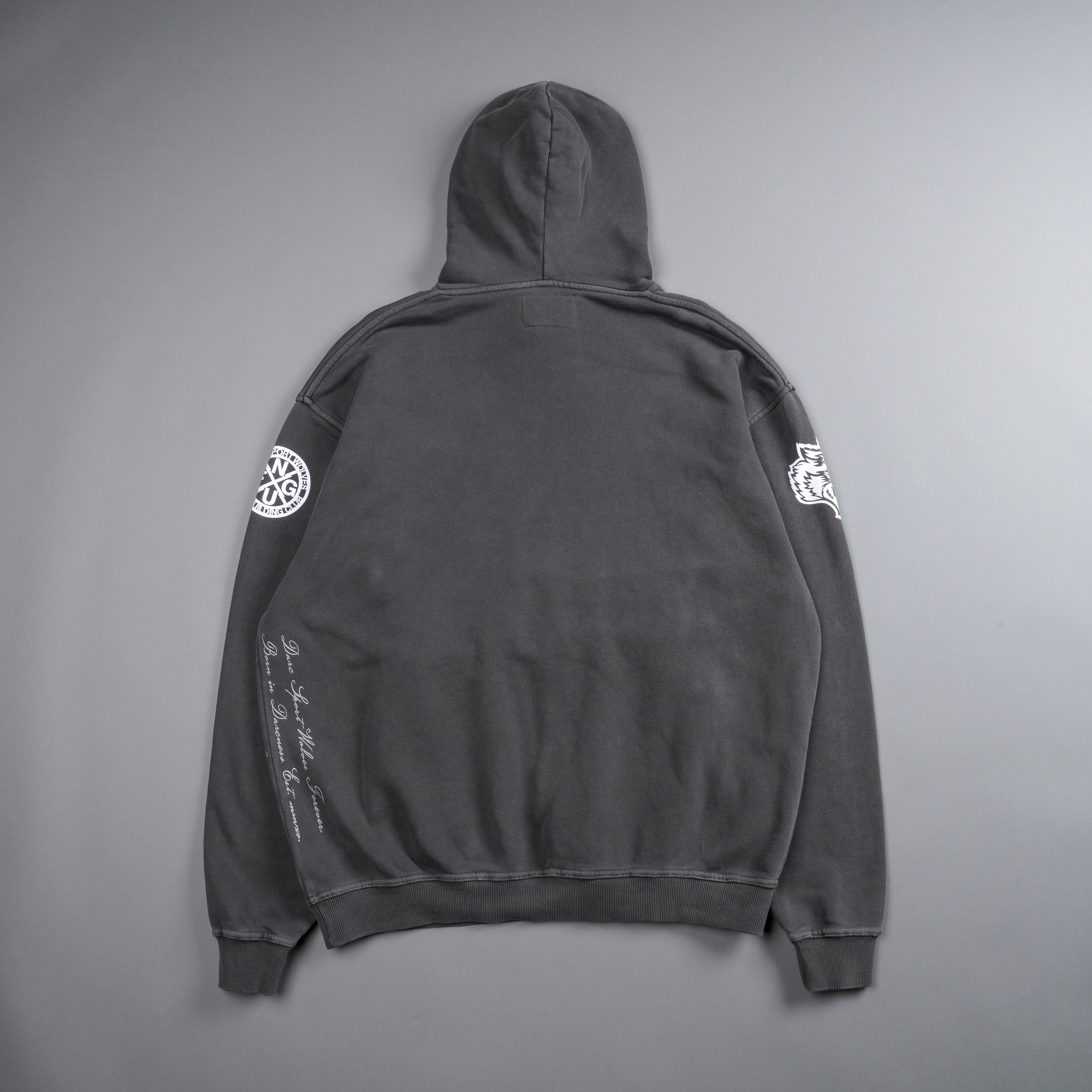 Rise Again V2 "Pierce" Hoodie in Wolf Gray