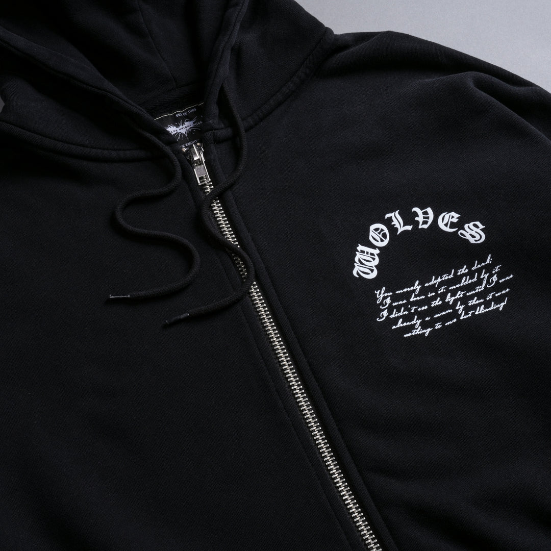 Born In It V2 "Chambers" Zip Hoodie in Black