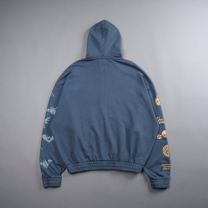 Villain "Chambers" Zip Hoodie in Gotham Blue