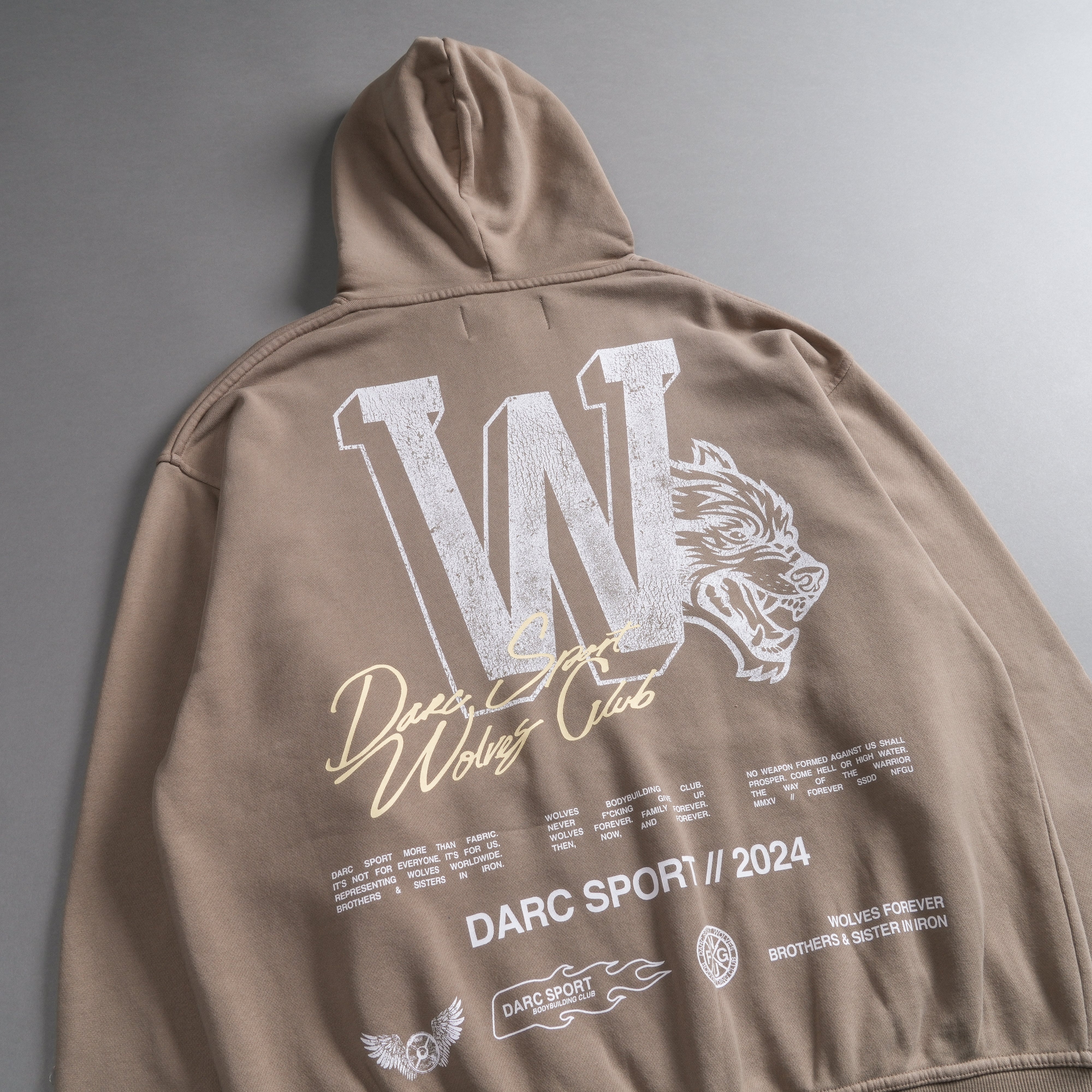 Our Mark "Pierce" Hoodie in Taupe