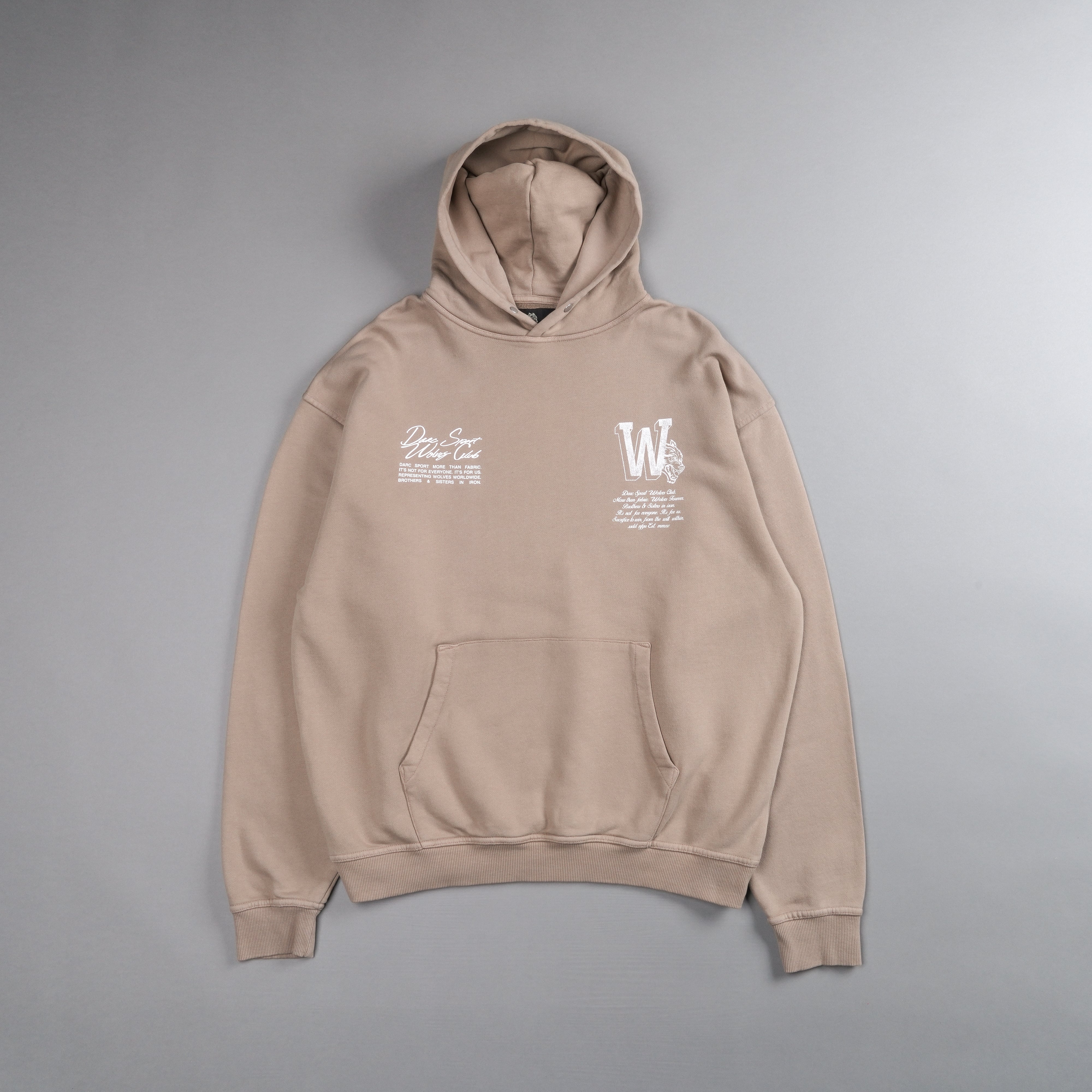 Our Mark "Pierce" Hoodie in Taupe