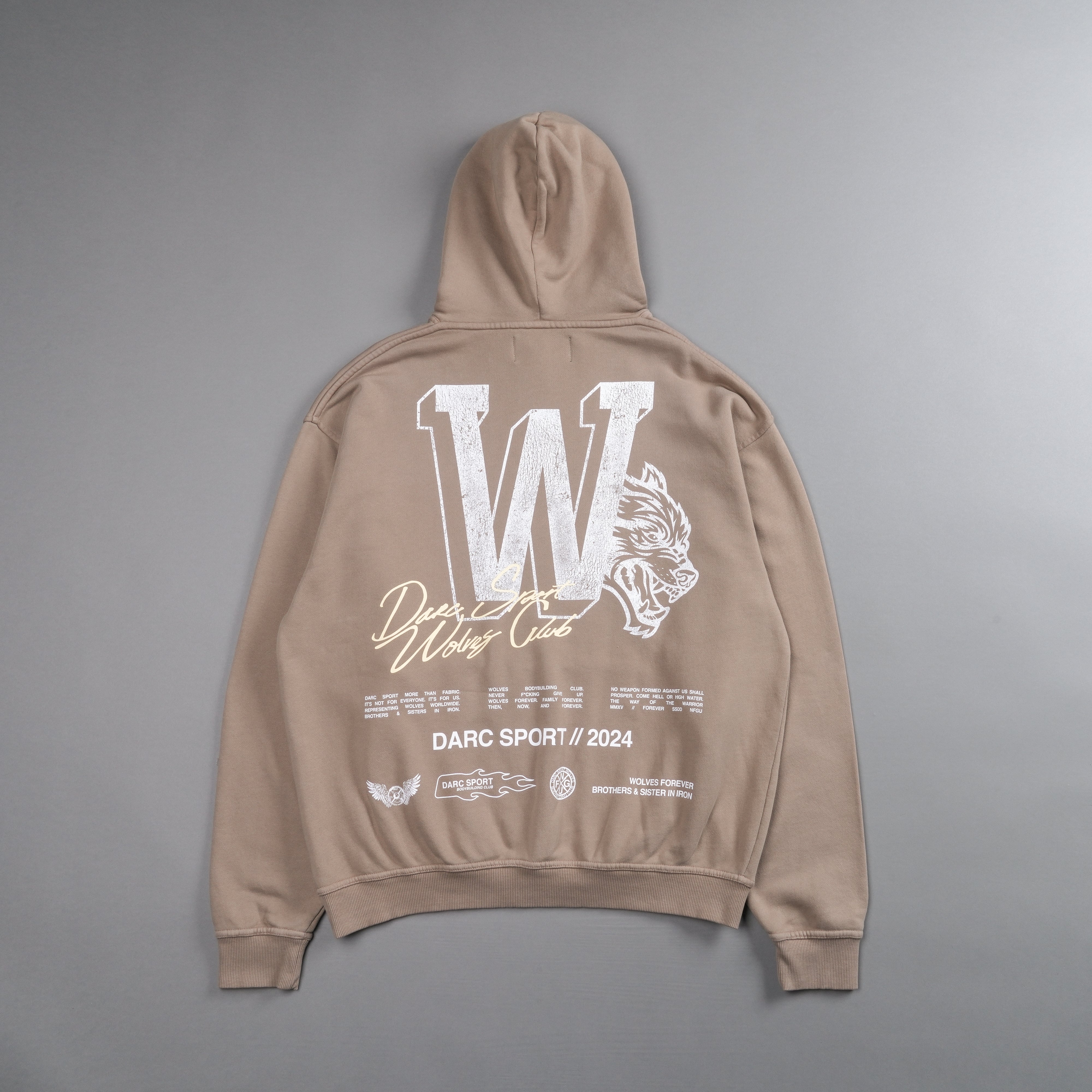 Our Mark "Pierce" Hoodie in Taupe