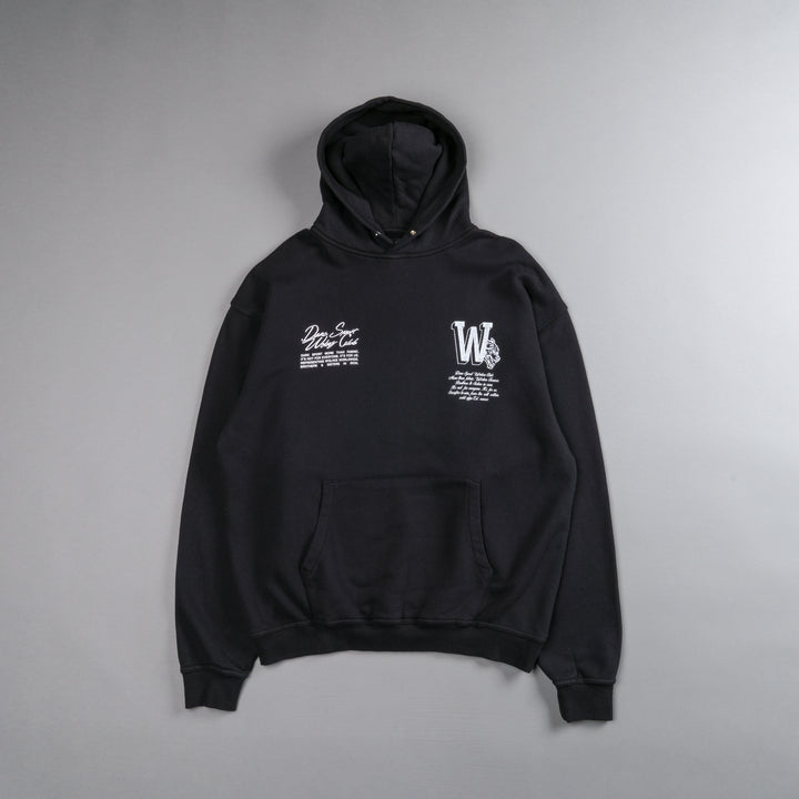 Our Mark "Pierce" Hoodie in Black