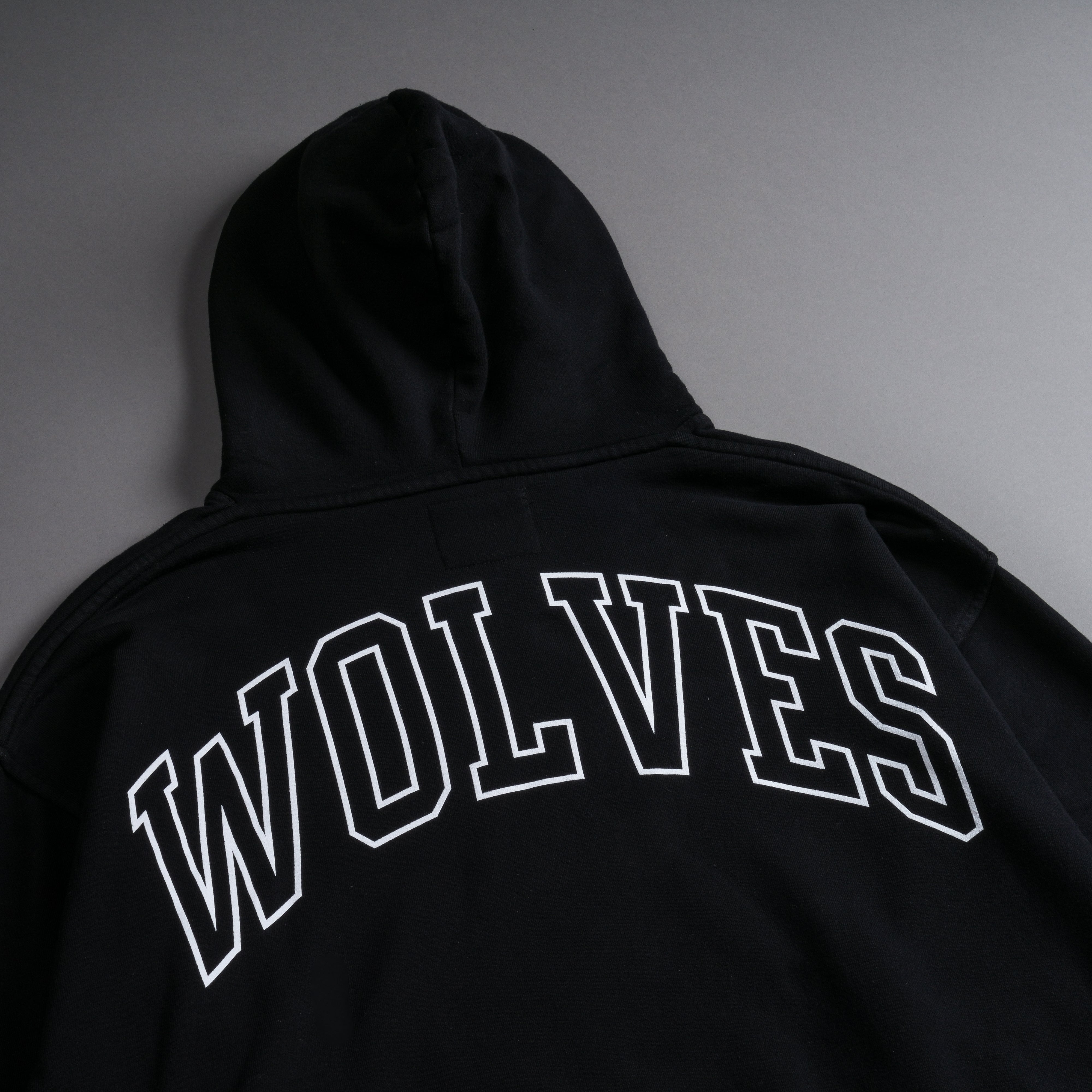 Through Our Eyes "Vintage Pierce" Hoodie in Black Beneath Us Acid Wash