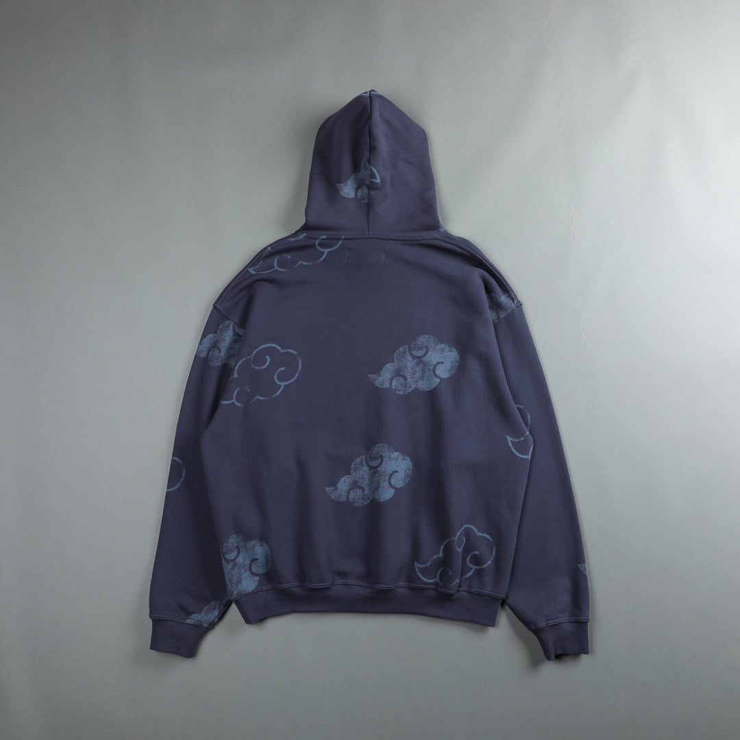 Loyal To The Clouds "Pierce" Hoodie in Storm Blue