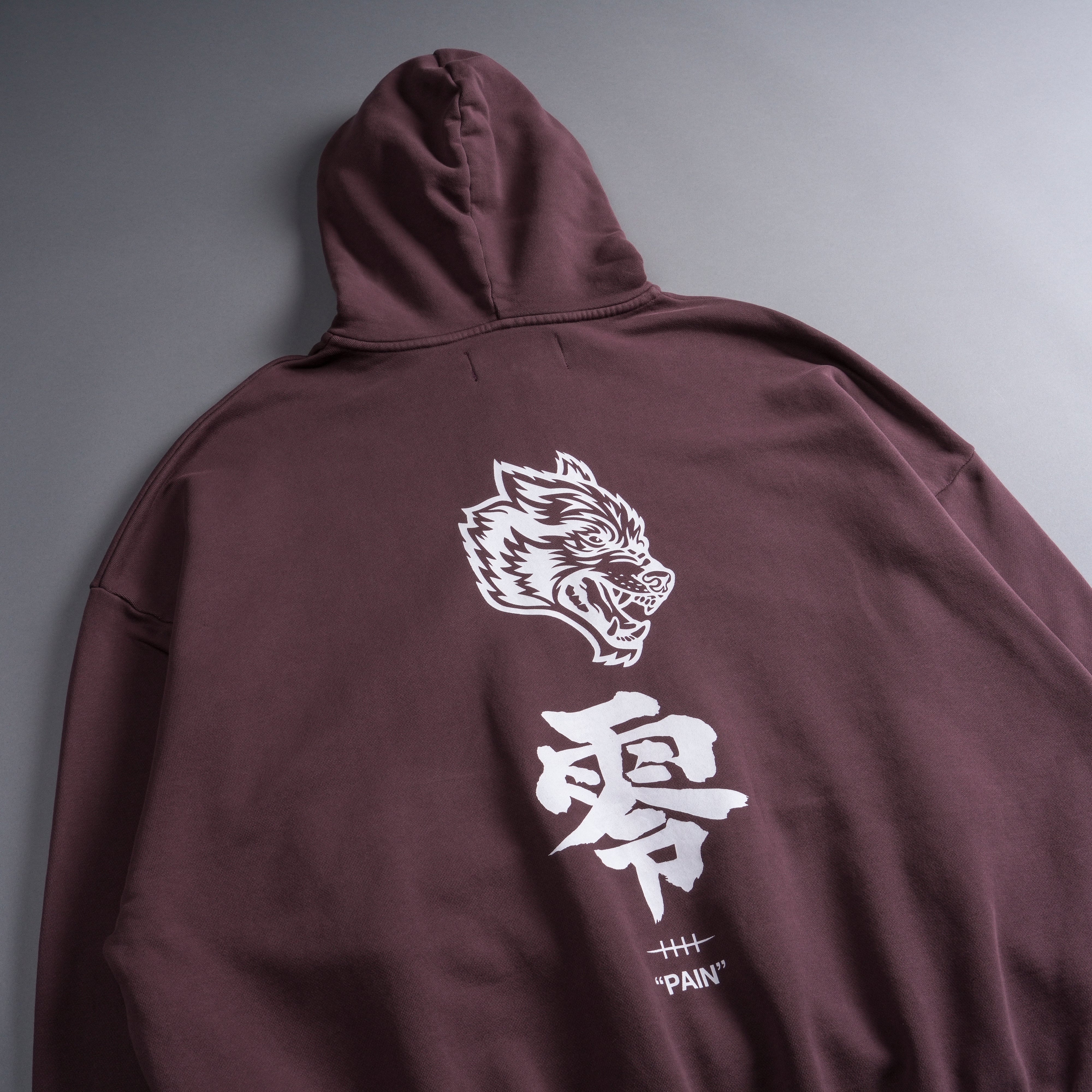 Pain "Chambers" Zip Hoodie in Purple Dusk