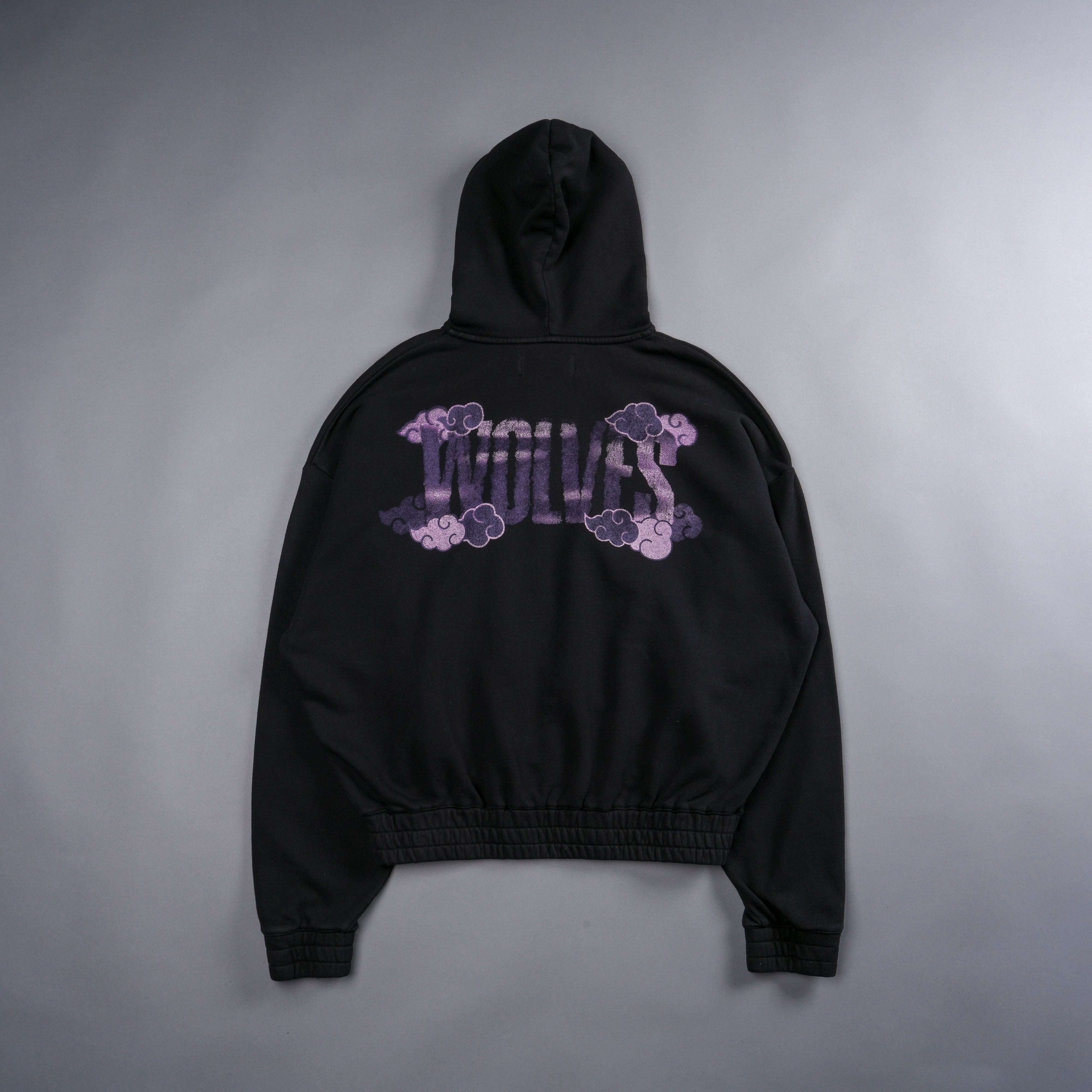 Akatsuki She "Chambers" Zip Hoodie in Black/Magenta