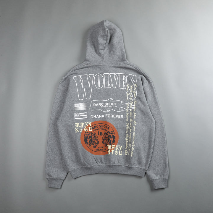 Life Moves Fast "Pierce" Hoodie in Athletic Gray