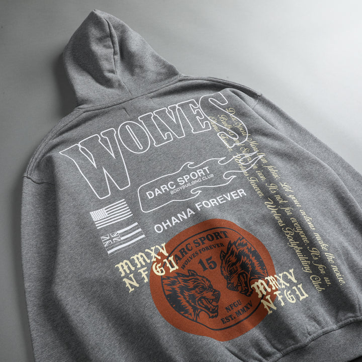 Life Moves Fast "Pierce" Hoodie in Athletic Gray