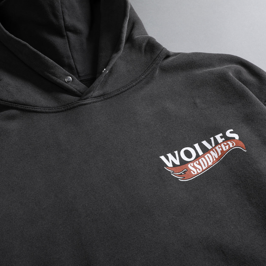 Till The Wheels Fall Off V2 "Pierce" Hoodie in Wolf Gray