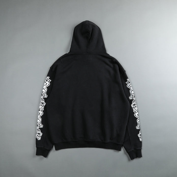 Covered "Vintage Cornell" Hoodie in Black