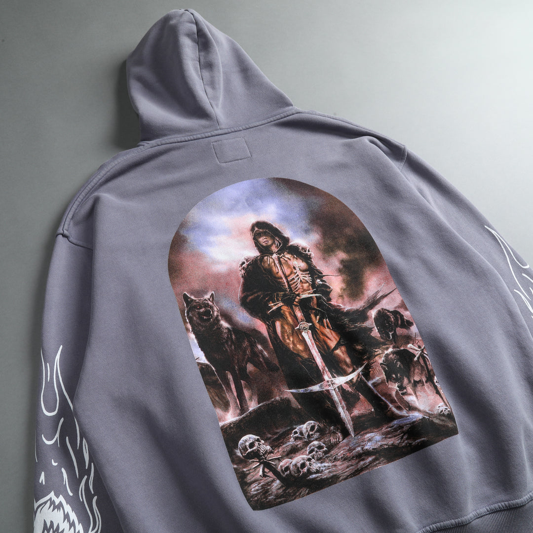 Still Standing "Vintage Pierce" Hoodie in Norse Purple