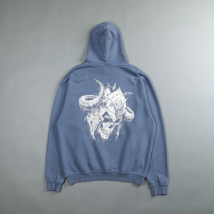 House Of Wolves "Vintage Cornell" Hoodie in Norse Blue