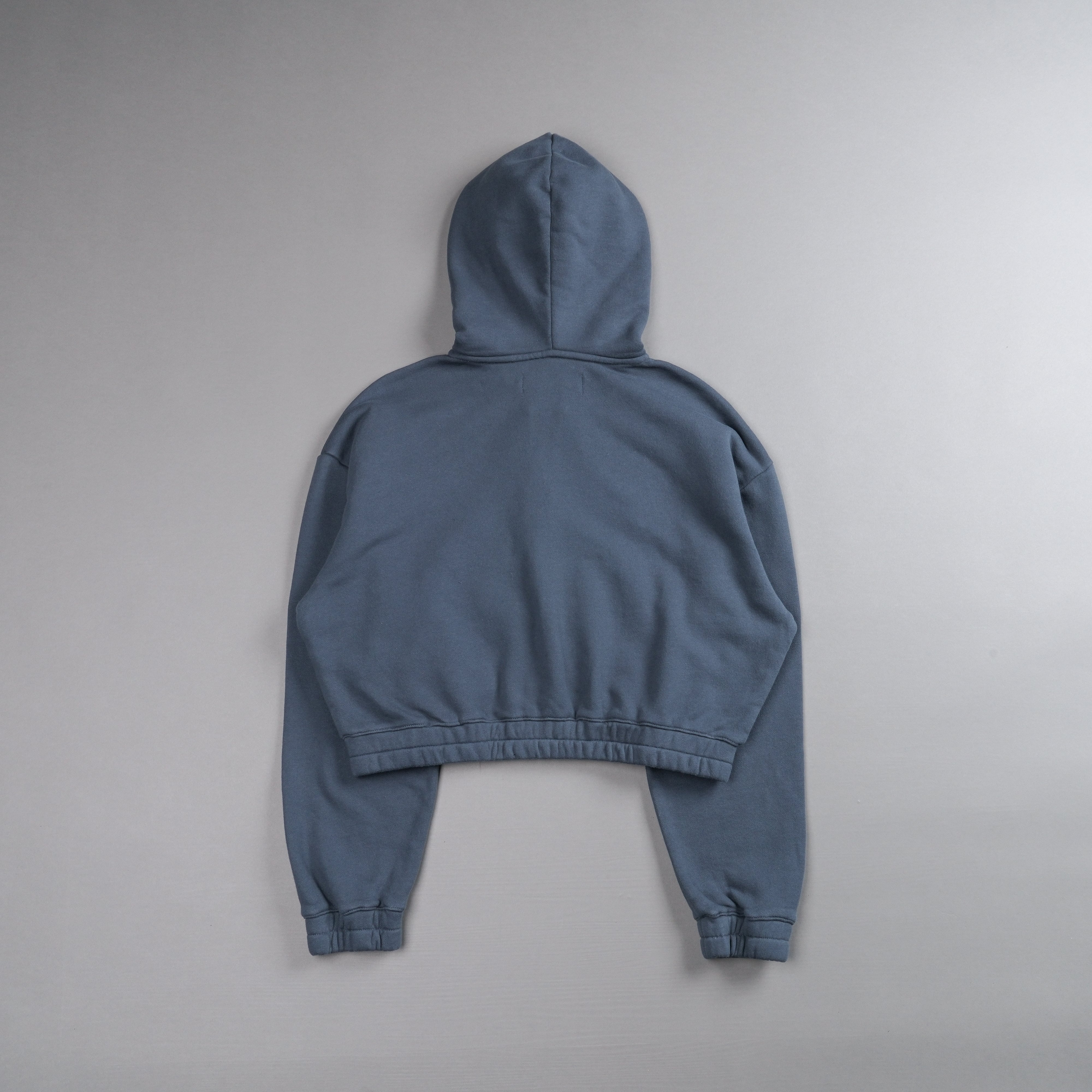 The Way "Chambers" (Cropped) Zip Hoodie in Darc Blue