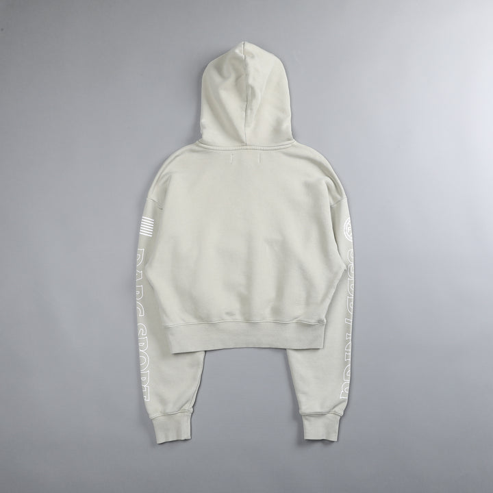 Faster "Owen" (Cropped) Hoodie in Cactus Gray