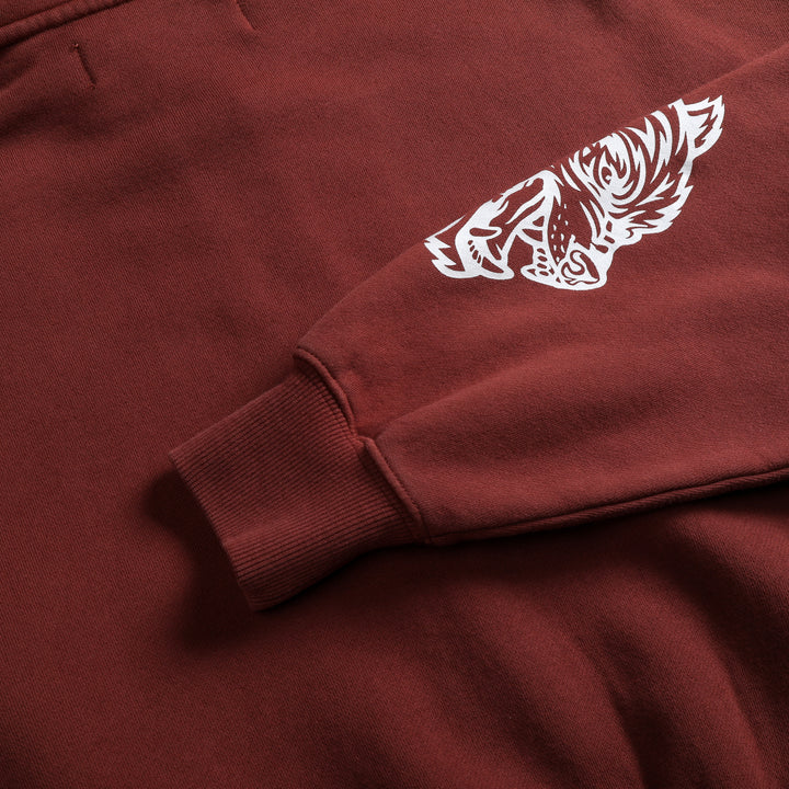 Always Riding "Sage" (Cropped) Zip Hoodie in Canyon Rust