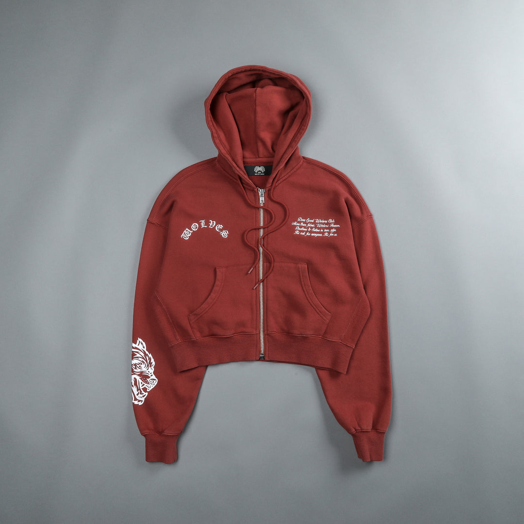 Always Riding "Sage" (Cropped) Zip Hoodie in Canyon Rust