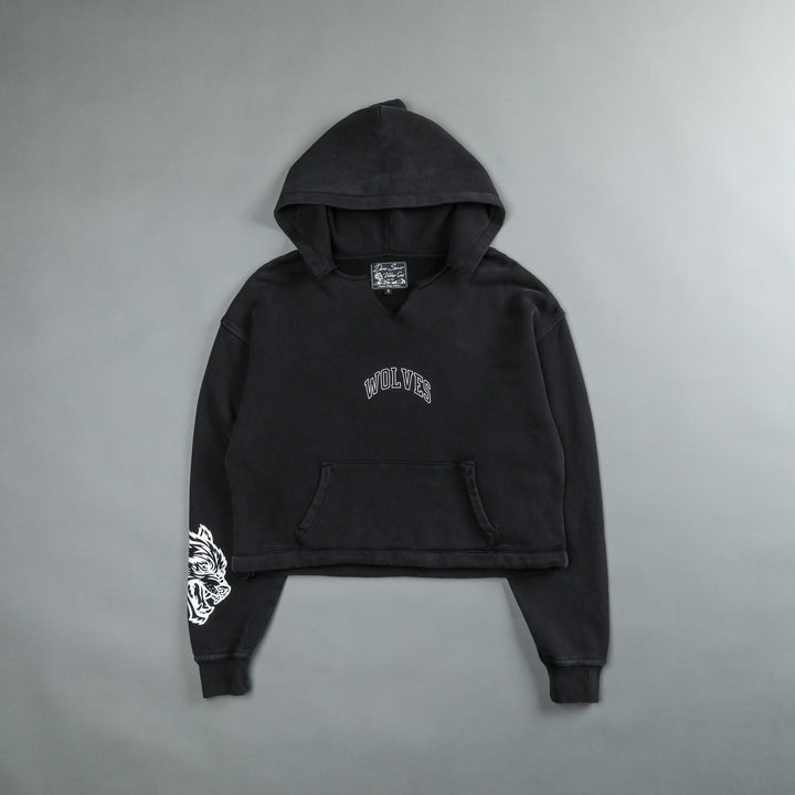 Loyalty "Vintage Dempsey" (Cropped) Hoodie in Black