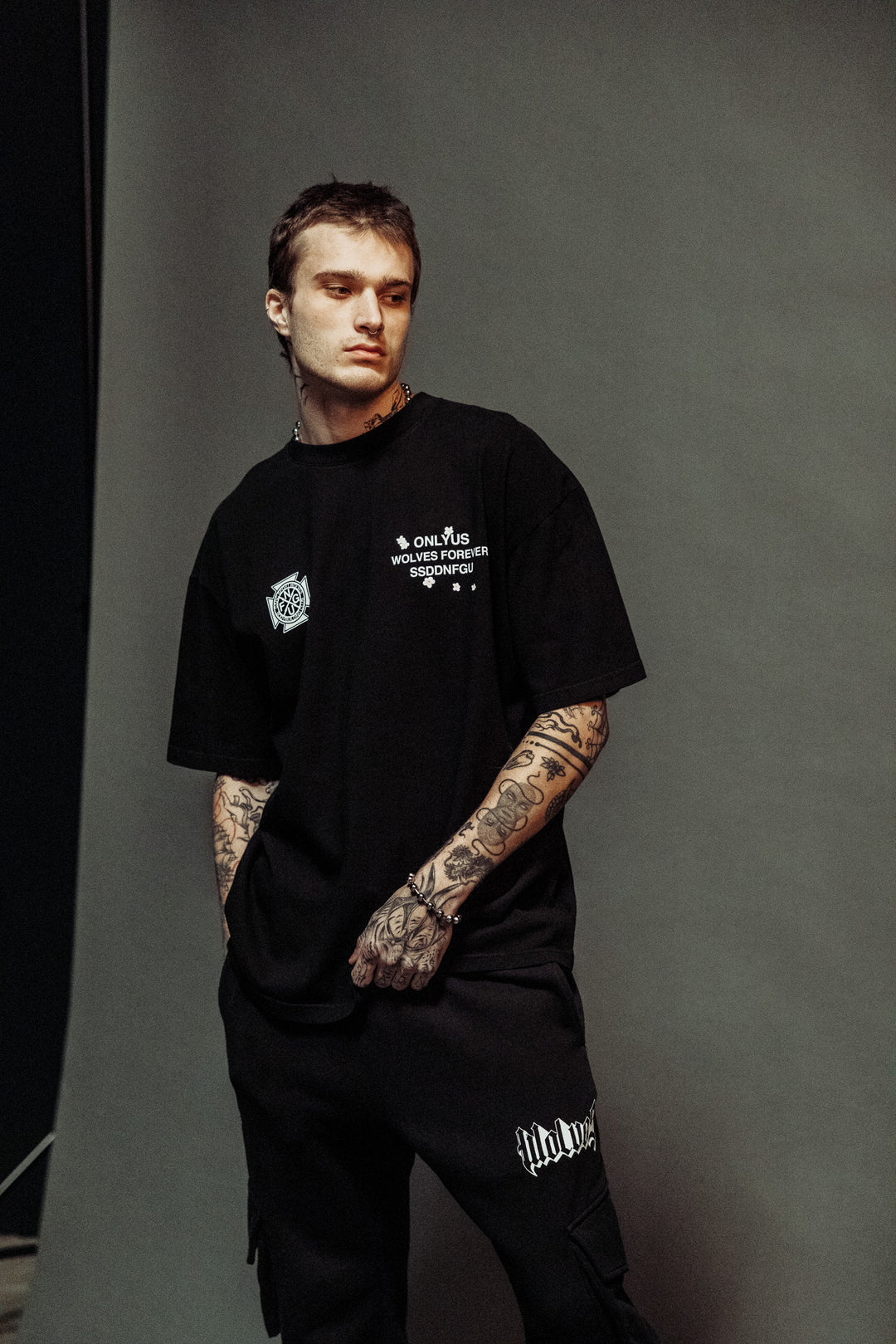 Our Fire V2 "Premium" Oversized Tee in Black