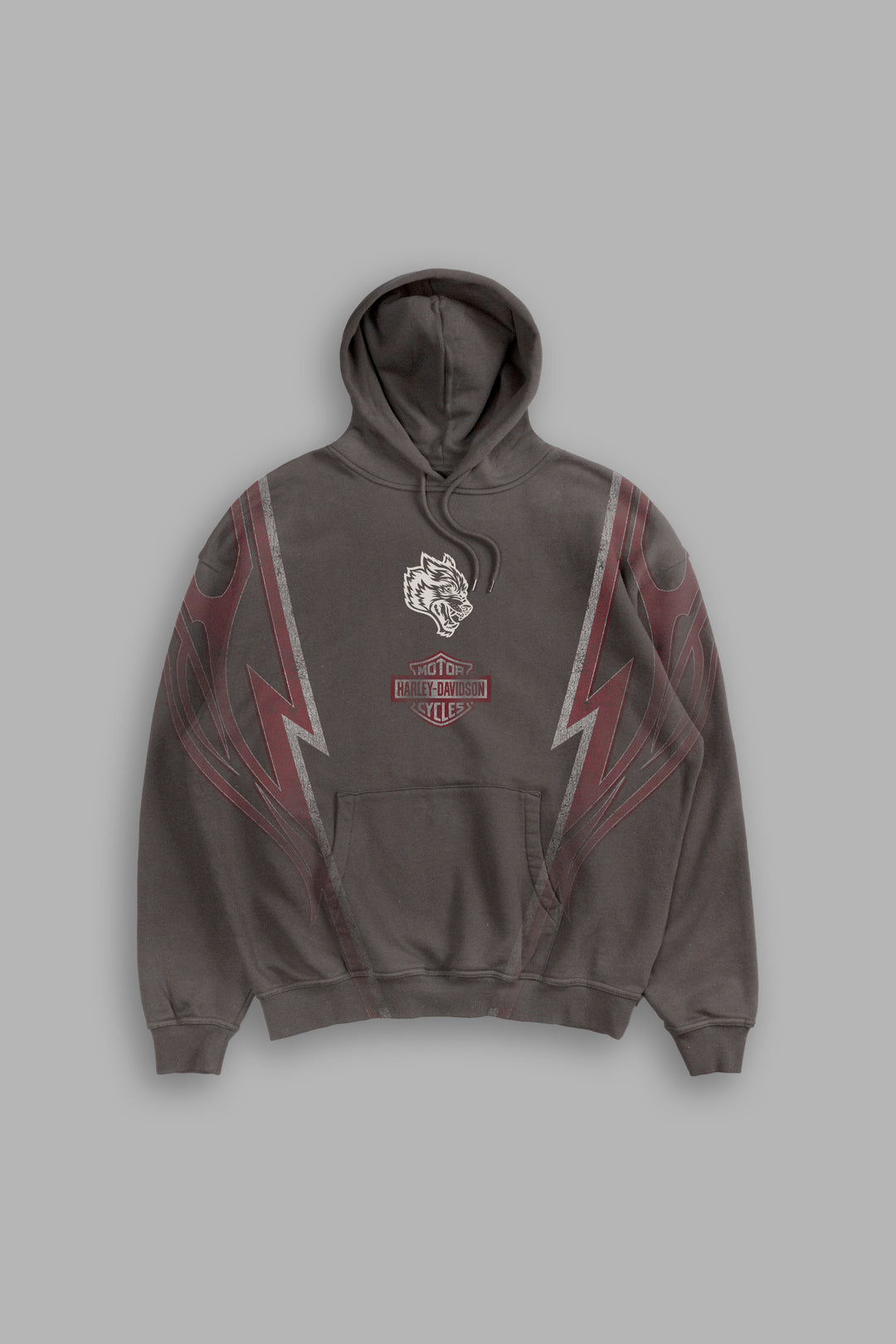 Iron Sakura Bishop Hoodie in Darc Brown Drift Wash