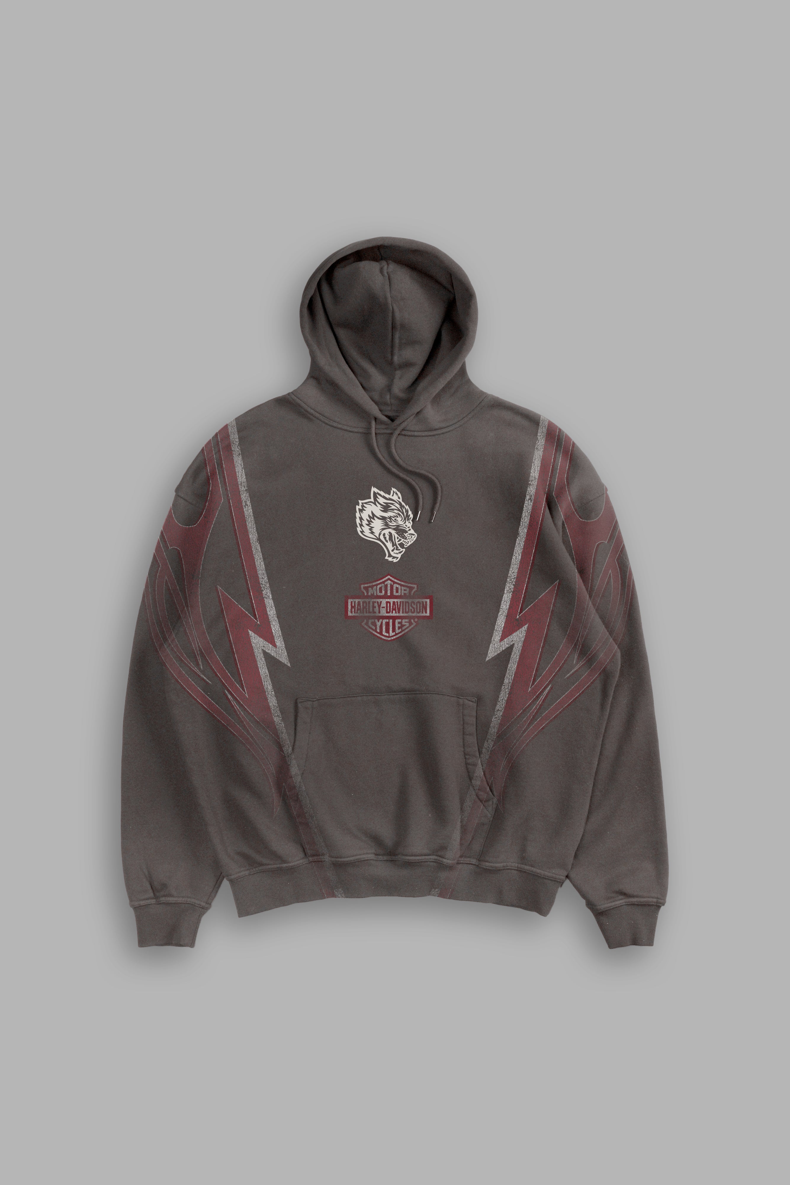 Iron Sakura Bishop Hoodie in Darc Brown Drift Wash