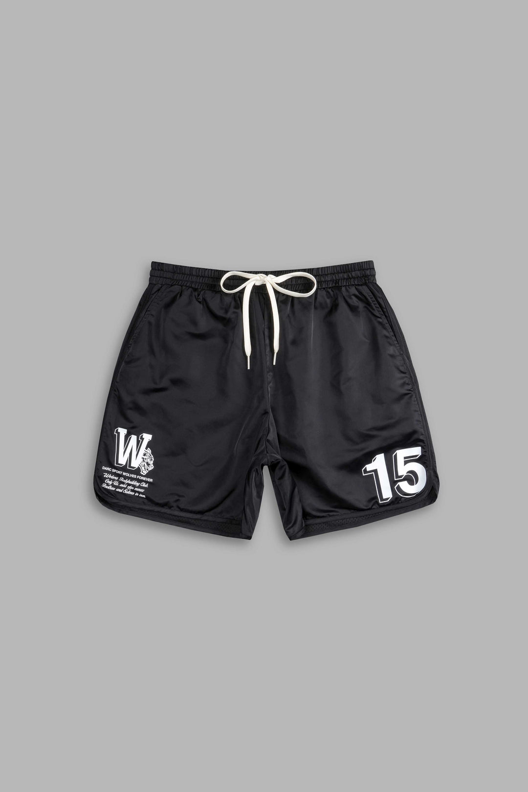 Our Stamp Gerard Shorts in Black